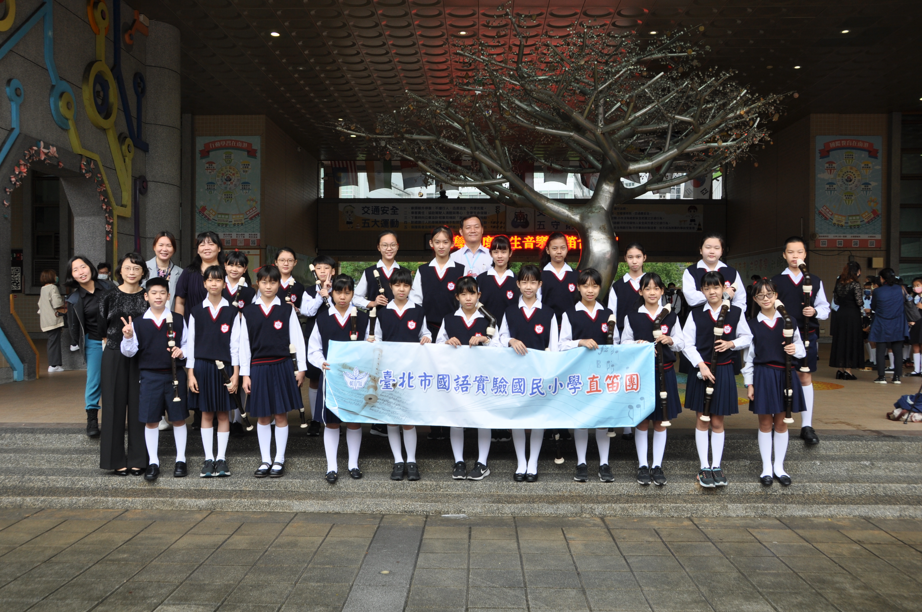 直笛合奏比賽合照